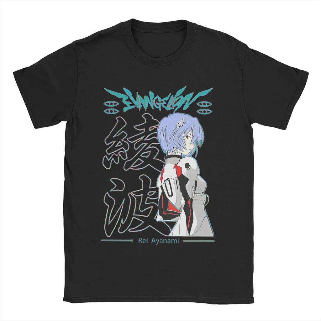The End of EVA Unisexga T Shirt for Unisex Unisex Pure Cotton Vintage TShirts O Neck Tee Shirt Short Sleeve Tops New Arrival