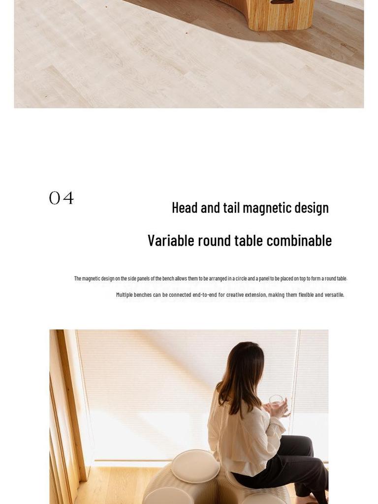 18-Paper Modular Folding Shoe Stool: Stackable, Versatile, Creative Entrance Bench.