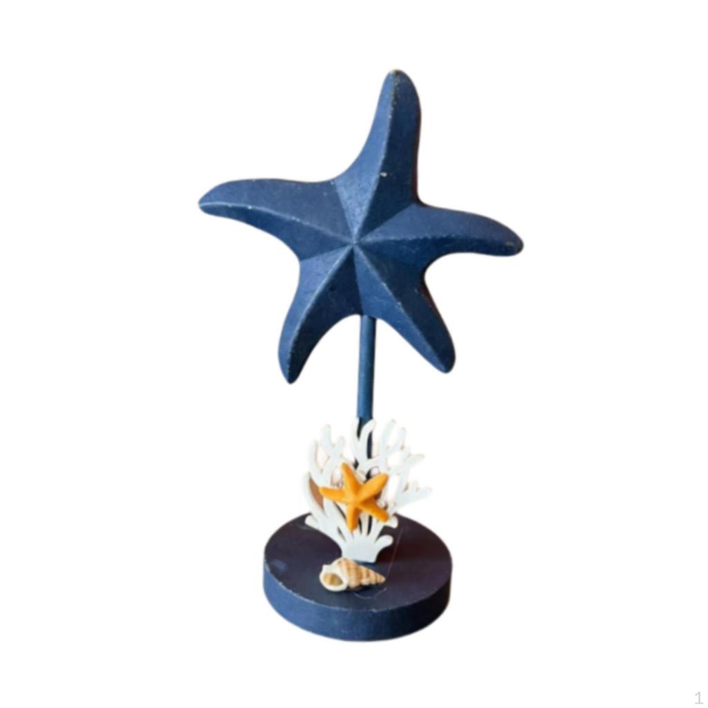 Wooden Decor Figurine Collectible Desktop Ornament Sculpture for Entrance Shelf Home Living Room