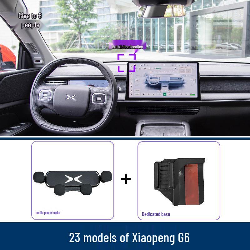 Xiaopeng G6 Phone Mount: Dedicated Car Holder & Interior Decoration dedicated