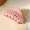 Autumn Leaf Shape Hair Clips Large Hair Claws Solid Frosted Large Hair Clip Girls Versatile Hair Accessories Hair Clip for Women