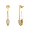925 Sterling Silver Earrings  Trend Zircon Adjustable Stud Earrings Fashion Jewelri Wholesale Dropshipping