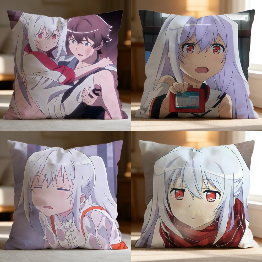 Hot PPlastic Memoriesew Cushion Cover Soft Washable Pillow Case Multi-Scene for Couch Bed Travel Office Use