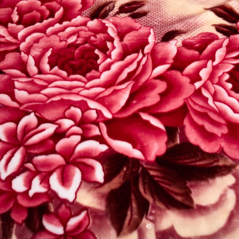 Winter Thickened Raschel Wedding Blanket – Double Layer Quilt for Students & Couples