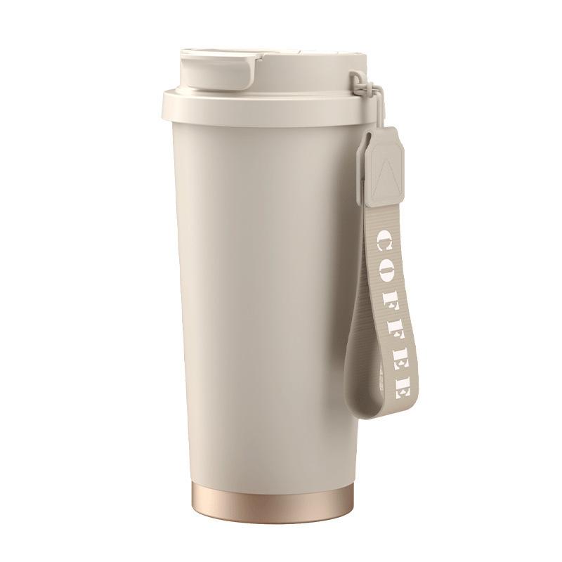Taza de café doble, termo portátil de acero inoxidable 316, taza de agua para coche de gran capacidad