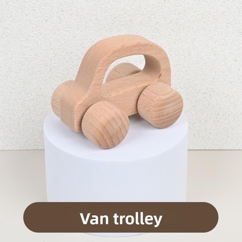 Elephant Wooden Whale Rabbit Dinosaur Animal Shape Bus Children Toys Car