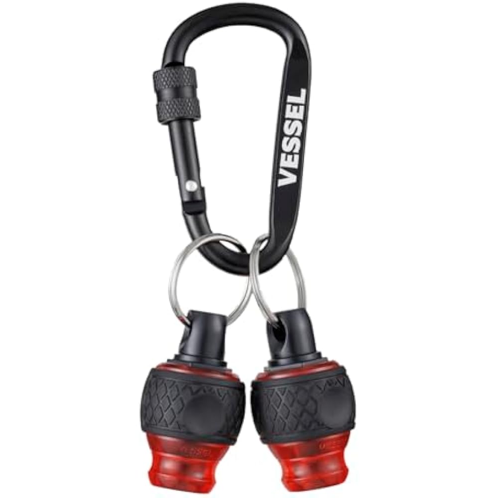 VESSEL QB-22K2GRE Рукоятка-шар Быстросъемный держатель Galaxy 2 шт. (красный) Бит-держатель