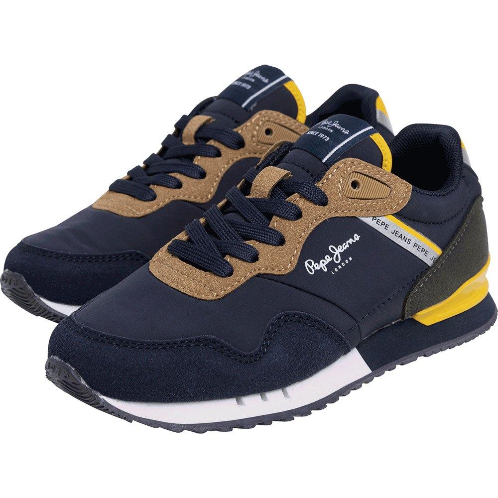 Pepe Jeans London Class sneakers 55% polyamide 45% polyurethane Blue