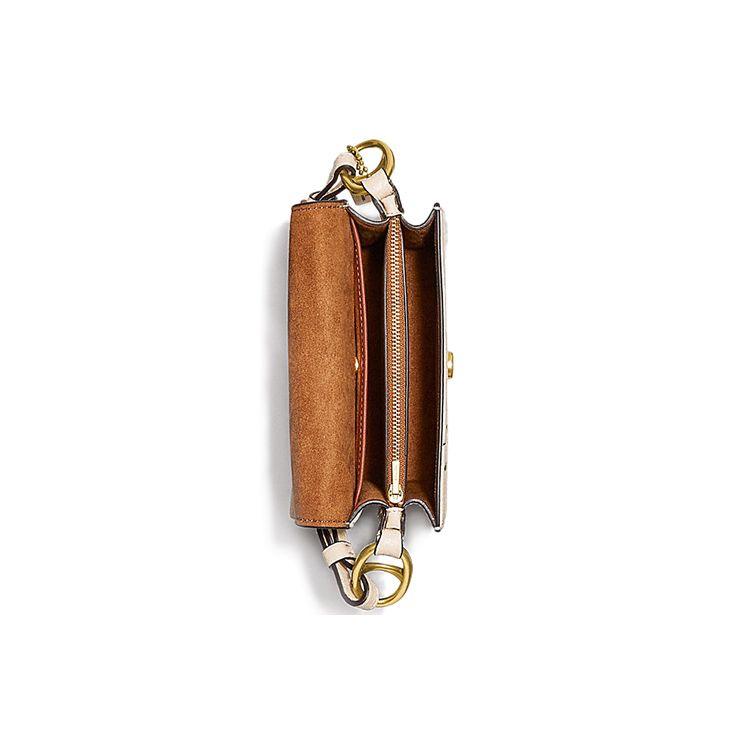 Coach Basquiat Famous Graffiti Leather Saddle Bag 6892-B4IY