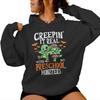 Autumn Winter Halloween Halloween Retro Cute Street Tide Long-sleeved Hooded Sweater Loose Comfortable Casual Daily Creative Sweatshirt