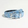 Punk Style Star Double-Breasted Belt, Jeans Fashion Decorative Belt, Belt