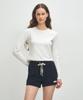 Malittepeulangsowajeobeo W Basic Crop Long Sleeve White