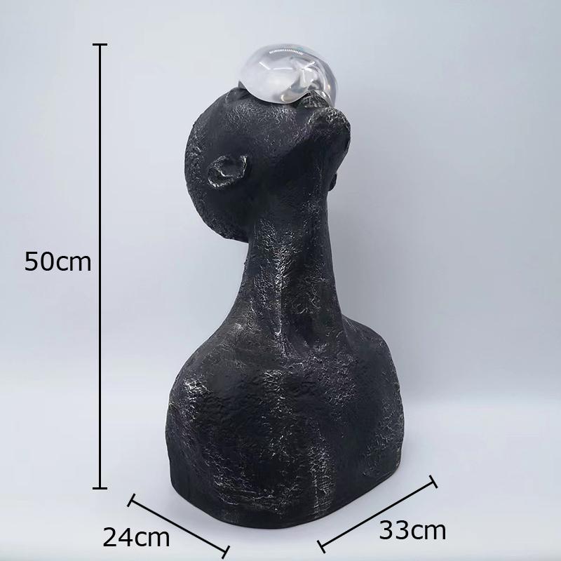 

Minimalist Water Drop Character Resins Sculpture Living Room Desk Decoration Ornaments Abstract Figures Statue Modern Home Decor