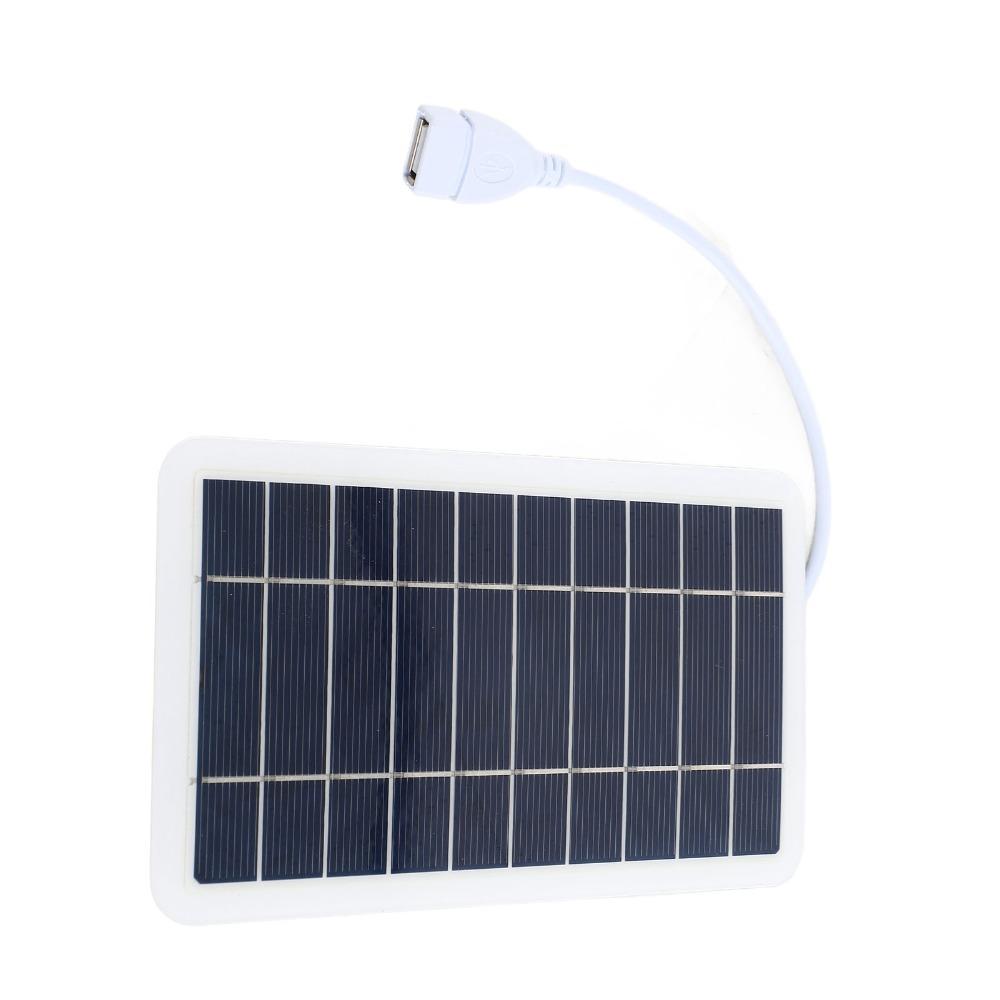 High Efficiency Portable Solar Charger 5V 2W Solar Cell Panel USB Solar Charger  Emergency Use