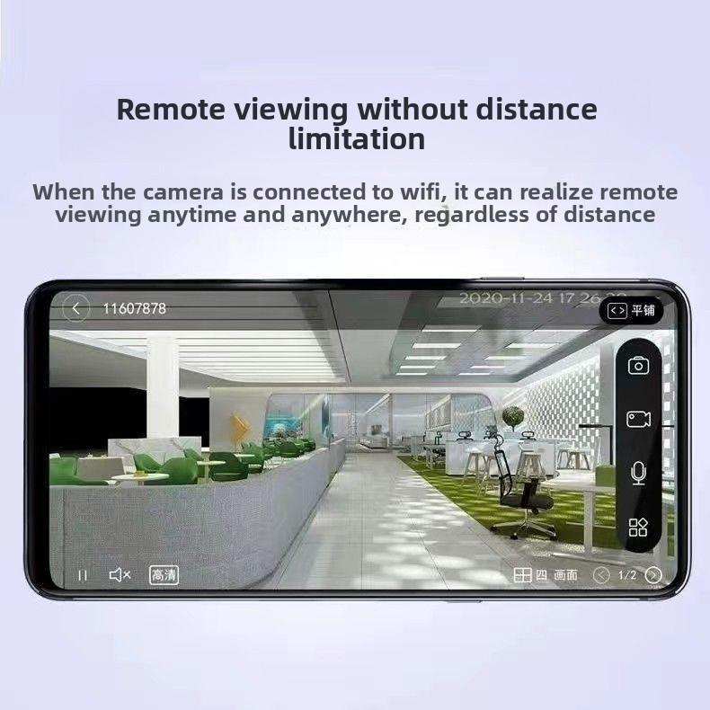 4k Smart Wireless Camera Ultra-high Definition Night Vision Wifi Camera with Mobile Phone Remote Monitor Home