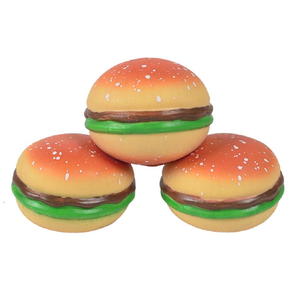 Needoh Popular Funny Simulation Hamburgers Slow Rising Toy Accessory Stress Easing Toys Decompression Squeezing Office Gift