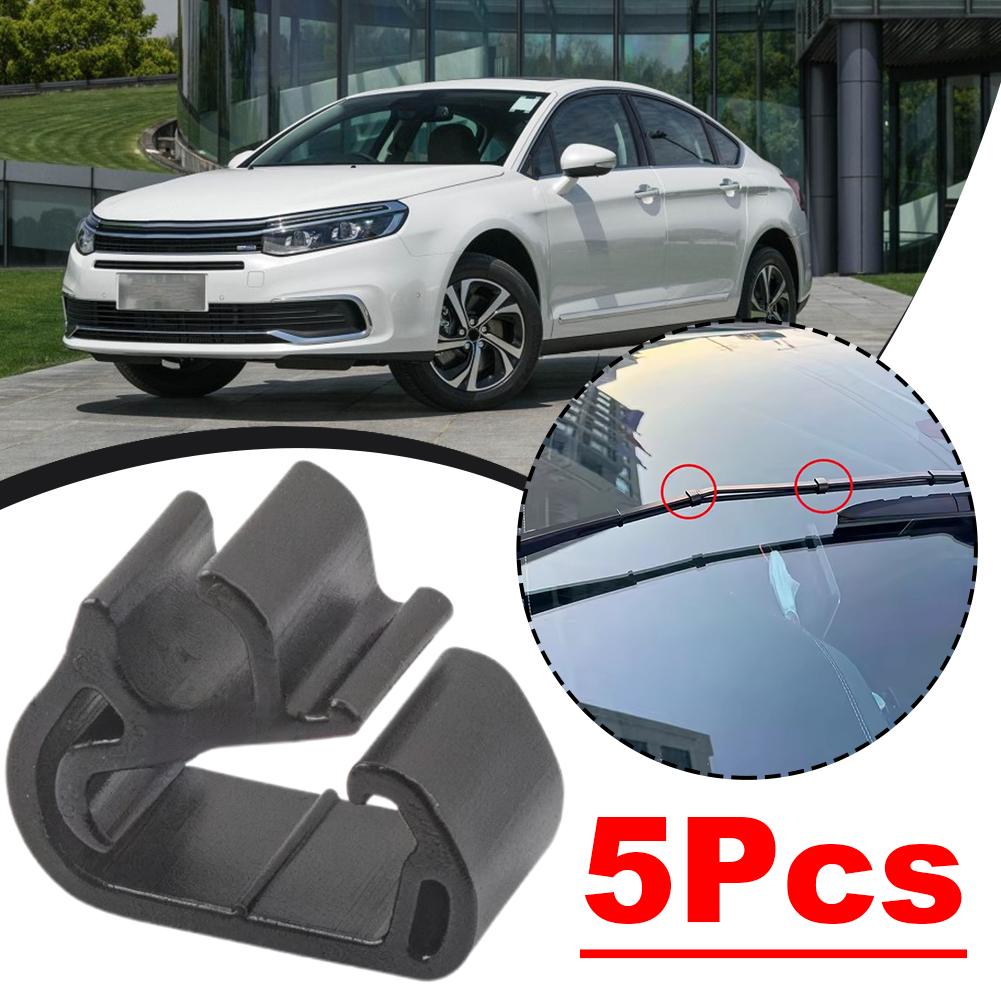 5Pcs Wiper Arm Sprays Pipe Buckle 1617040080 For Peugeot 3008 (P84) 5008 (P87) 408X Citroen C5AIRCROSS C5X Car Part