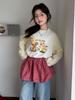Girls' Cute Cartoon Long-Sleeve T-Shirt - Kids' Stylish Spring Hoodie Base Layer 2026