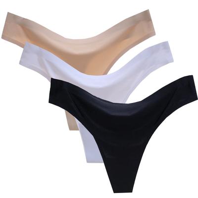 BUZZxSELECTION Αδιάφανη Δαντελωτή TVS03S08 Εσώρουχο T-Back, Κομψό, Συσκευασία 3 τεμαχίων, Γυναικείο, (Σετ 3, Γ)
