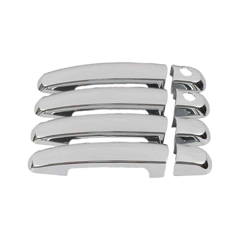 Car Decoration Door Handle Cover For Suzuki Swift 2005-2017 Carbon Fiber Silver Cars Accessories Styling Upgrade Modify A Car