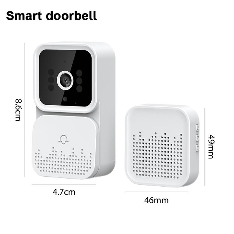 X9 WIFI Video Doorbell Camera Wireless Night Vision Smart Home Security HD Door Bell Two Way Intercom Voice Change For Home