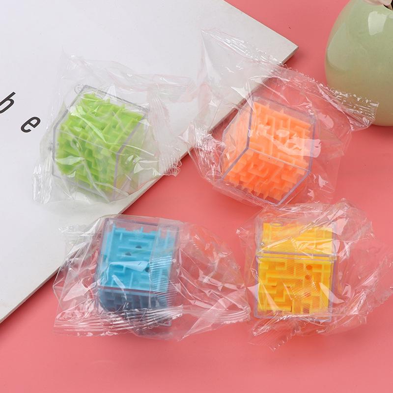 Children s 3D Six-Sided Maze Cube Educational Toy