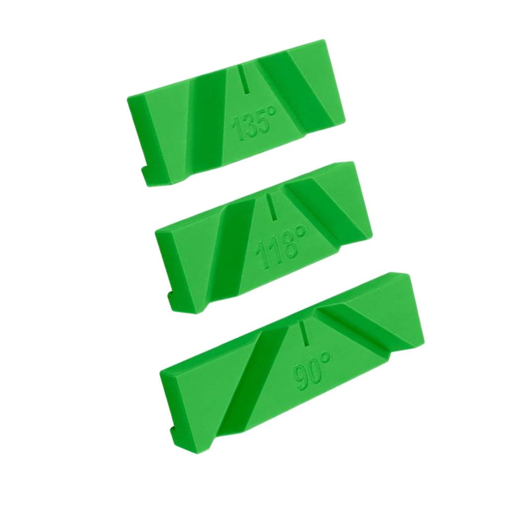 3PCS Drill Bit Sharpening Jig Set for Consistent 90/118/135 Degree Angle Maintenance Compatible with Electric Bench Grinders