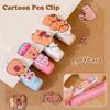 1pc New Capybara Rubber Eraser Cartoon Push-pull Design Silicone Eraser Gift Pen Type Eraser School Supplies