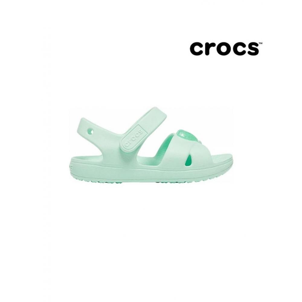 

Crocs Kids Classic Cross Strap Sandals Neo Mint 206245 3ti C4115