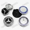 C200 E200 For Mercedes Benz 4PCS 75mm 60mm Car Wheel Center Hub Caps Cover for Mercedes Benz AMG B/C/E/S Class A Class GLC GLK C