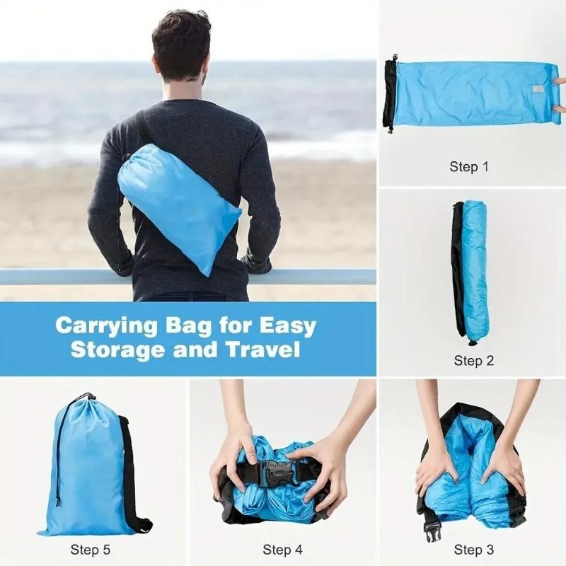 Neues faules faltbares Camping-Luftsofa Tragbarer aufblasbarer Outdoor-Lounger Bequeme Outdoor-Möbel Camping-Luftmatratze