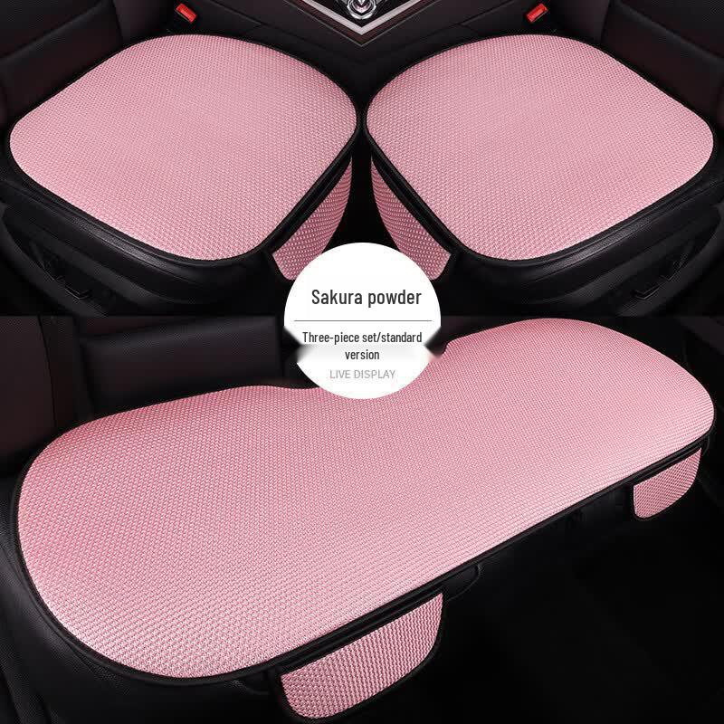 Ice Silk Car Seat Cushion Set
