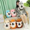 40Cm 3 In 1 Plush Hamster Hand Warmer Stuffed Mouse Hamster With Blanket Plush Toys Soft Kids Dolls For Girl Birthday Xmas Gift