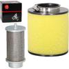 Air Filter & Guide CLEANER BODY For Honda TRX250EX TRX250X Recon 250 TRX250TE TRX250TM 2001- 17211-HN6-000 17254-HM8-000