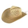 Hot-selling Hollowed-out Panama Straw Hat Women's Retro Straw Woven Western Cowboy Hat Men's Summer Sunscreen Beach Hat
