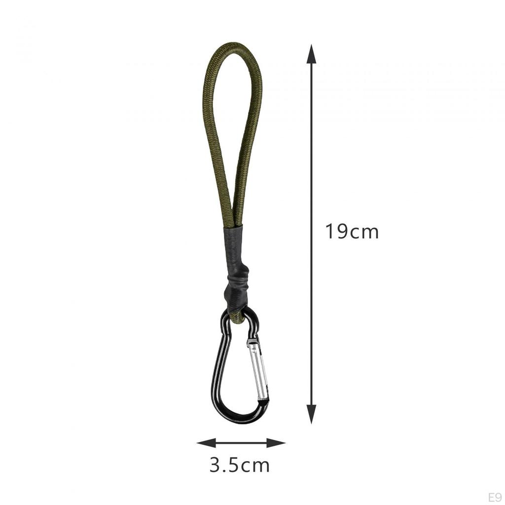 Bungee Cord with Alloy Carabiner Hook, Short Canopy Ties for Tents And Wire Racks in Outdoor