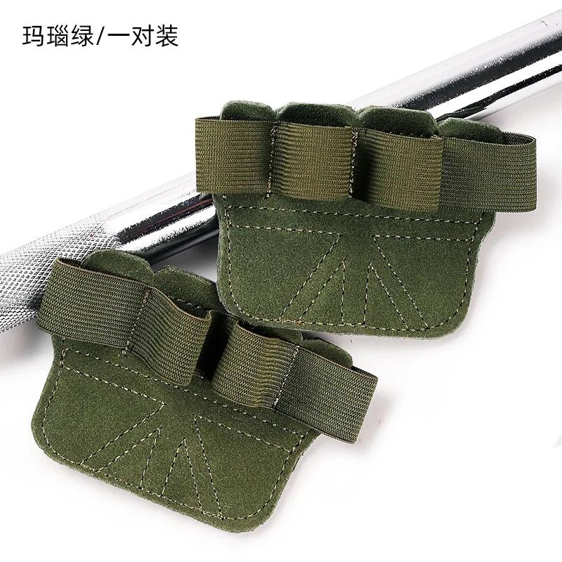 

Weight Lifting Gloves For Women Men Fitness Training Palm Protection Nonslip Grip Pull Up Exercise Gear Sports зелений