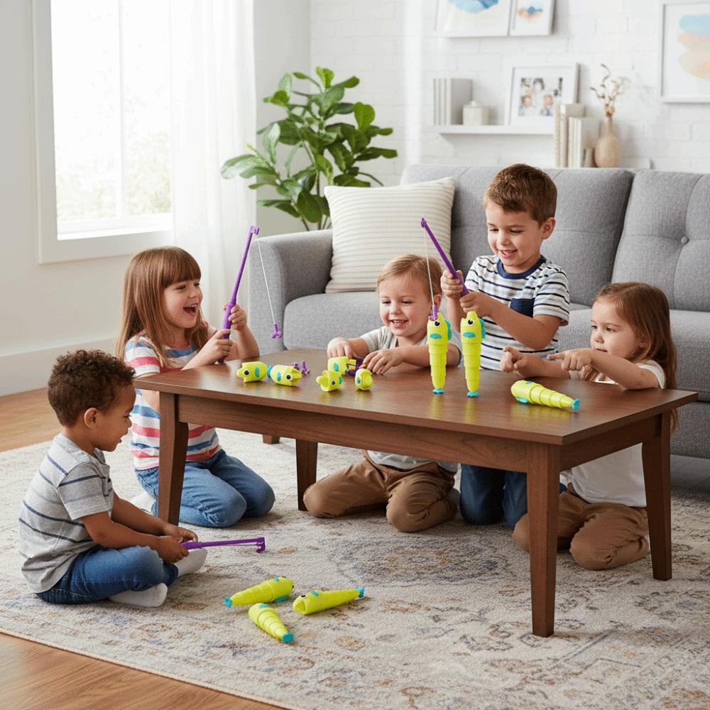 Early Educational Baby Fishing Games Fishing Rod Magnetic Fishing Game Toys Toddler Toys