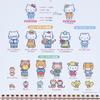 Sanrio Wall Calendar M 2025 Hello Kitty Wall Hanging 452173