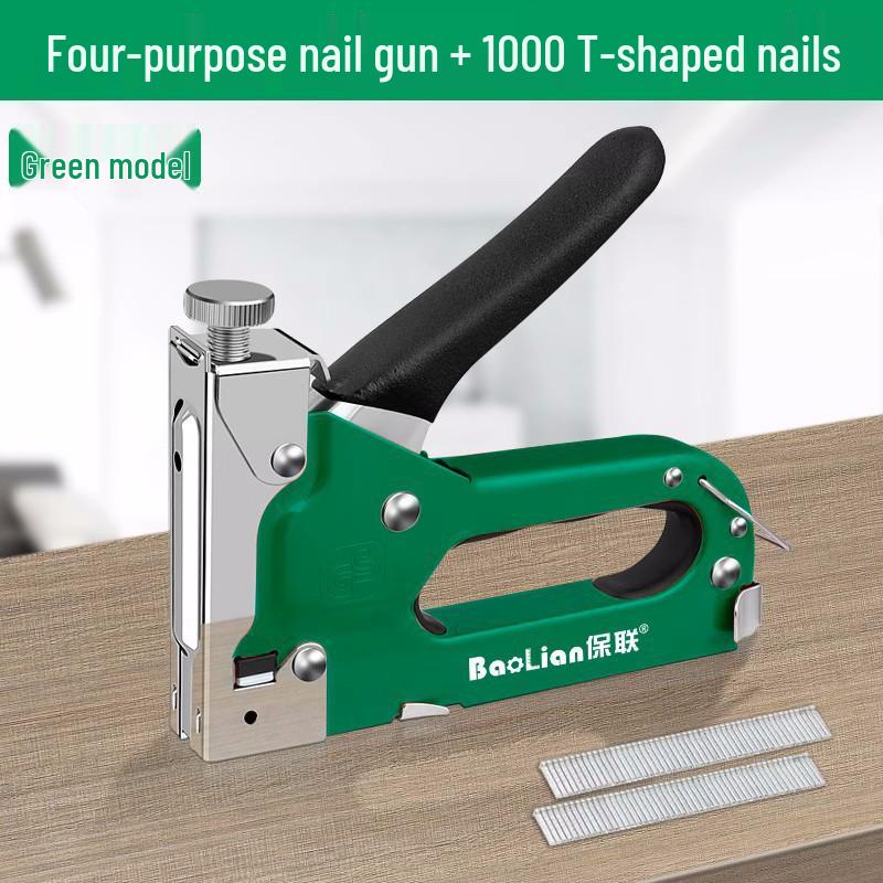 Manual Pneumatic Steel Nail Gun for Home Use