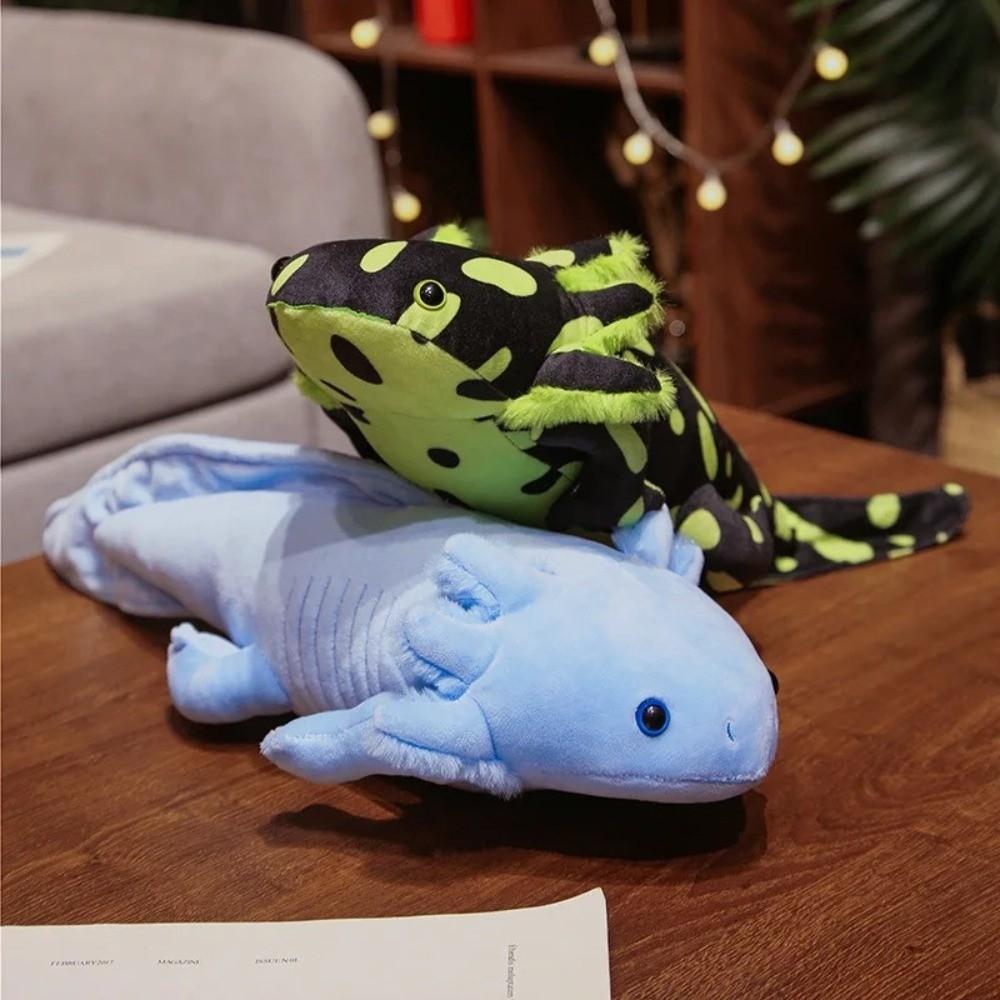 23/45cm Nuevo Peluche de Tritón Salamandra Muñeca Axolotl Linda Almohadas Suaves Rellenas Multicolor Vibrante Colgante Llavero Cojín para Habitación Sofá Regalo