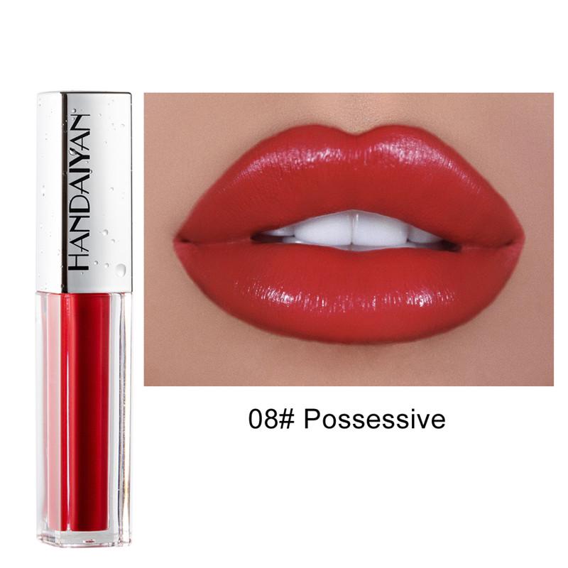 HANDAIYAN 12 Colors Lip Gloss Lce Cream Velvet Matte Lasting Moisturizing Lipstick Lip Glaze