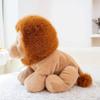 Ultima Bambola Leone Seduta e Sdraiata Kawaii Peluche Bambola Fatta a Mano Cartone Animato Anime Cuscino Carino Regalo di Compleanno per Bambini Bambola