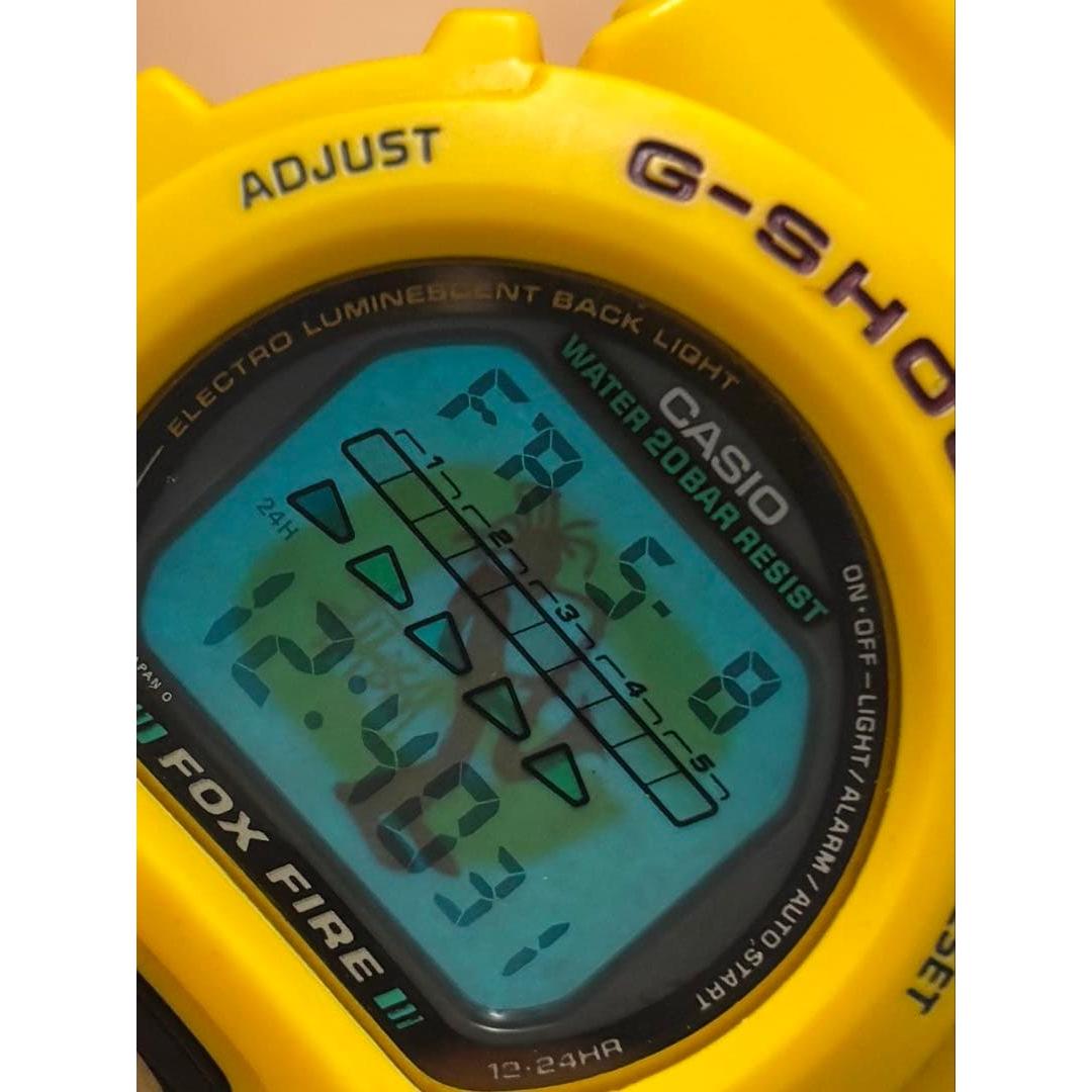 Used Super rare CASIO STUSSY model G-SHOCK DW-6630B yellow