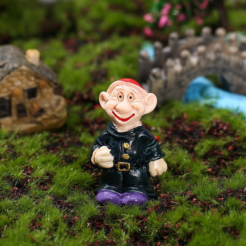 Mini Cute Funny Bonsai Gnome Home Courtyard Decoration Resin Garden Dwarf Figurines Home Decor Ornament Accessories 2025 New