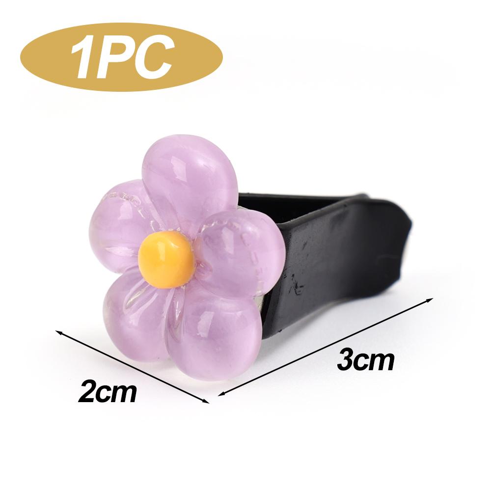 New Car Air Conditioning Vents Creative Ornaments Colourful Crystal Daisy Shape Handmade DIY Resin Accessories Auto Interiors