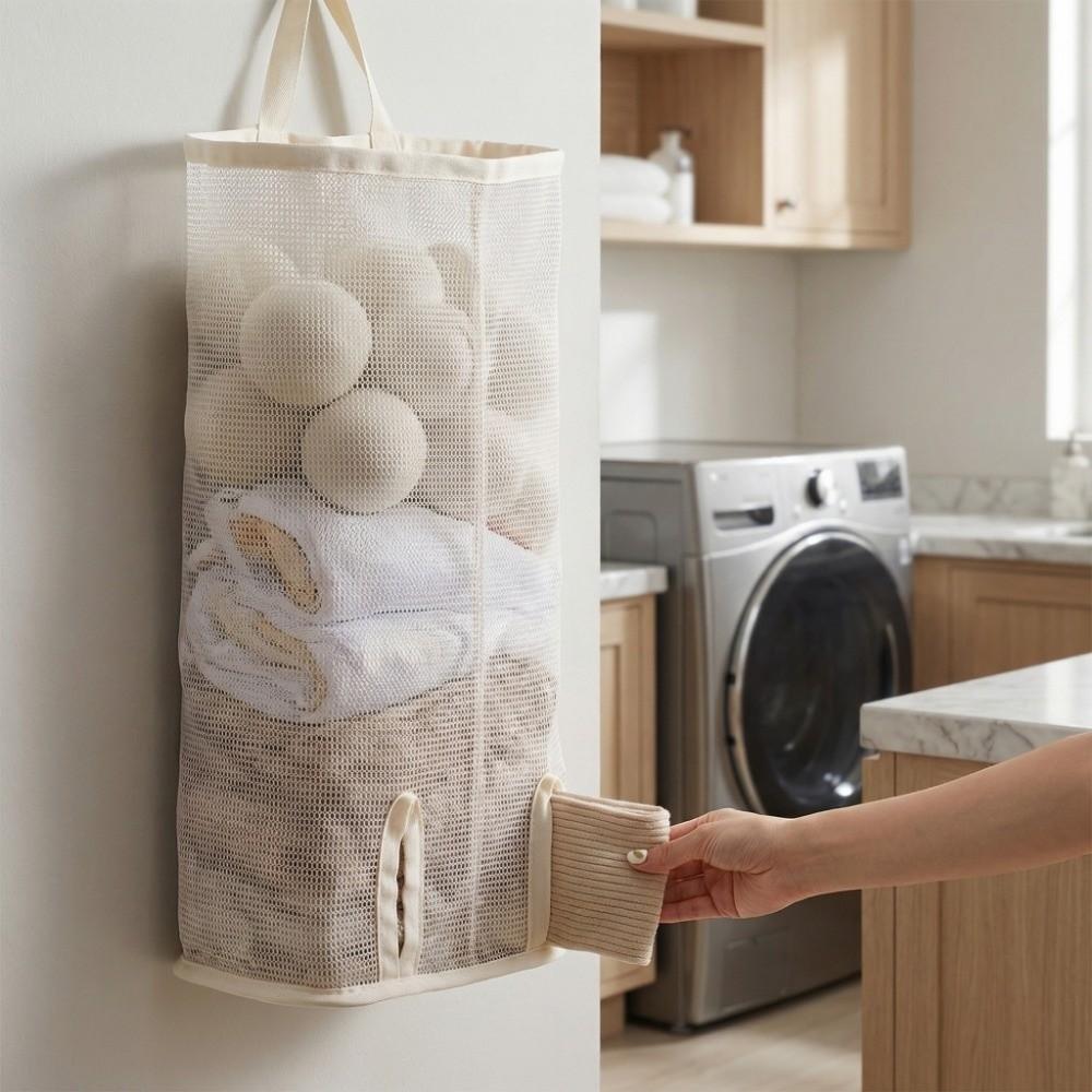 Space Saving Sock Storage Bag Large Capacity Grocery Bag Holder  Closet Organizer
