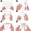 30pcs White Gift Boxes with Window Small Treat Boxes Gift Packing Box for Birthday Party Wedding Valentine's Day New Years Anniversaries Jewelry