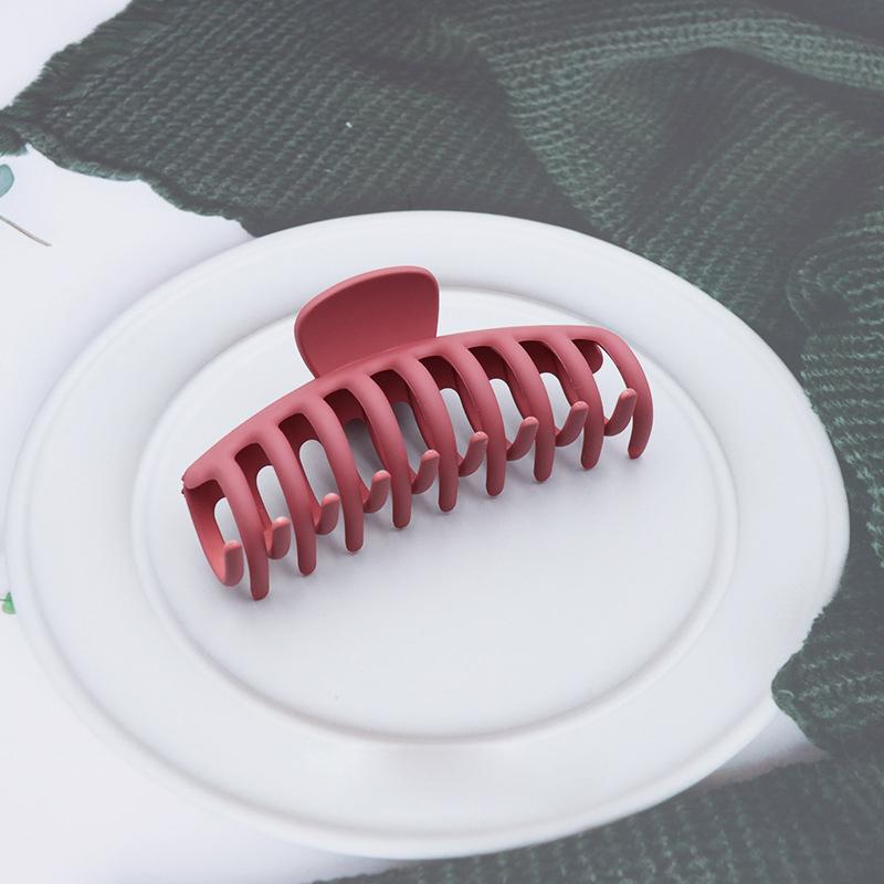 New Large Size Hair Claws for Women Claw Clip Korean Headdress Soild Color Crab Hair Clip Hairpin Fashion Hair Accessories
