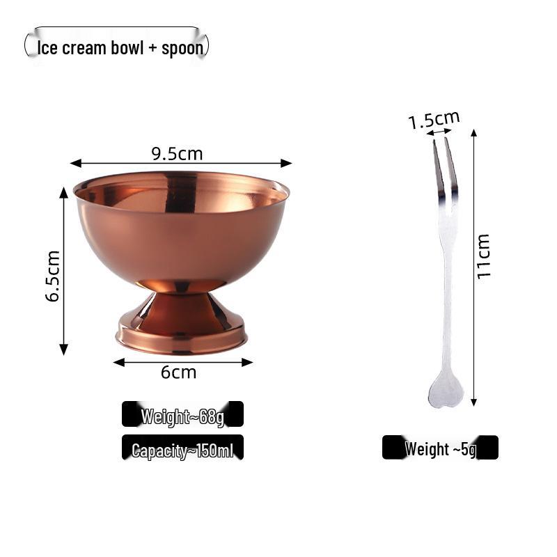 Coppa Alta in Acciaio Inossidabile 304 per Dolci, Gelati, Champagne, Portacandele o Succhi, con Opzioni di Logo Personalizzato.